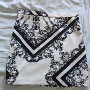 Forever 21 Hello Kitty baroque print skirt
